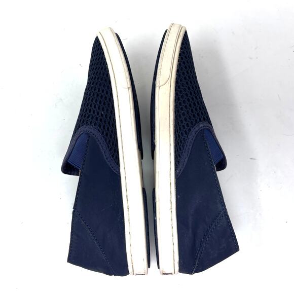 OluKai Pehuea Sneakers Womens Size 7 Navy Blue Mesh Drop-In Heel‎ Slip-On Flats - Picture 6 of 8